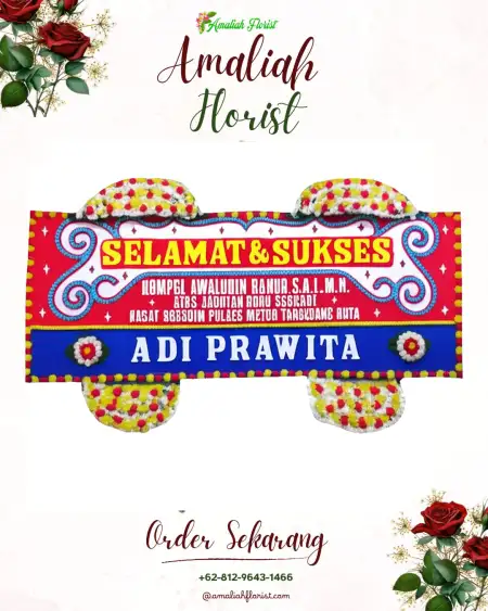 Papan Bunga Ucapan Selamat Curug Goong